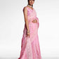 Vamsee Pink Organza Saree - Swadesiicart