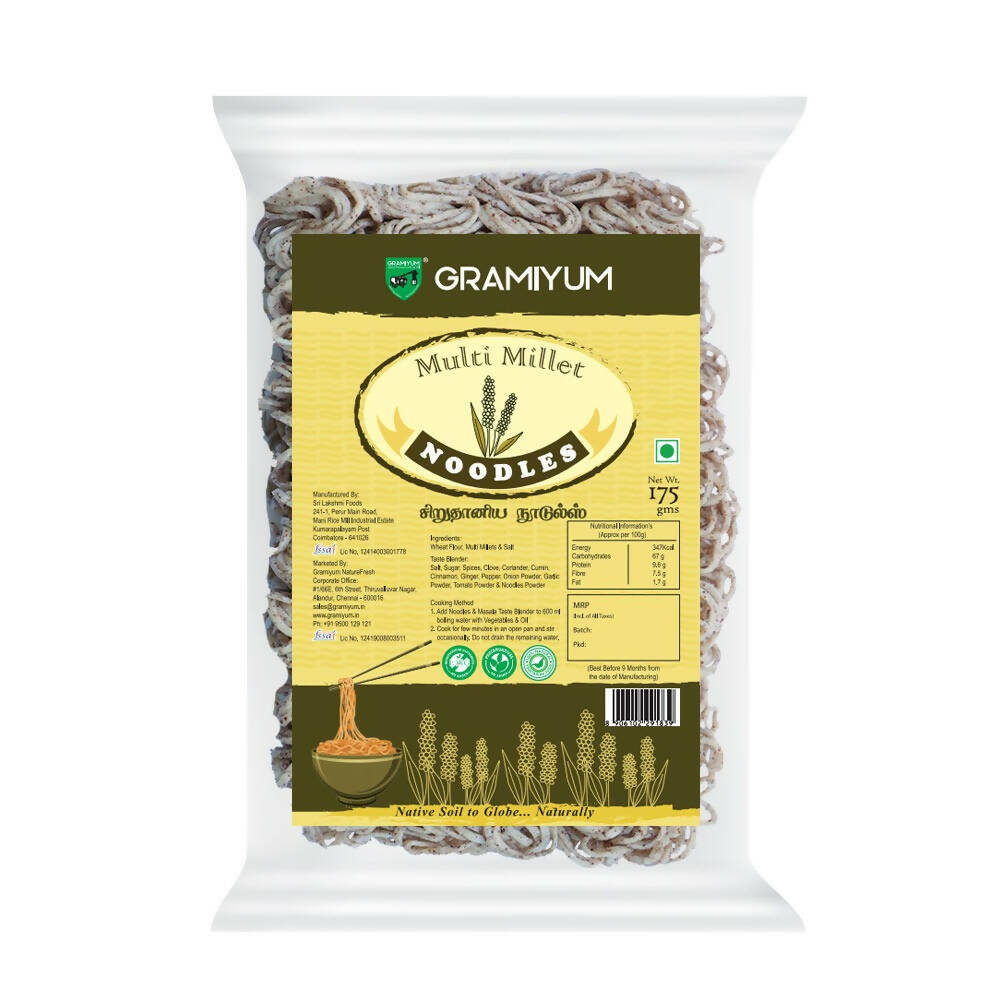 Gramiyum Mixed Millet Noodles – Sirudhaniya Noodles - Gramiyum