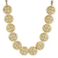 Gold-Toned White Brass Gold-Polished Necklace - Ruby Raang | Swadesiicart