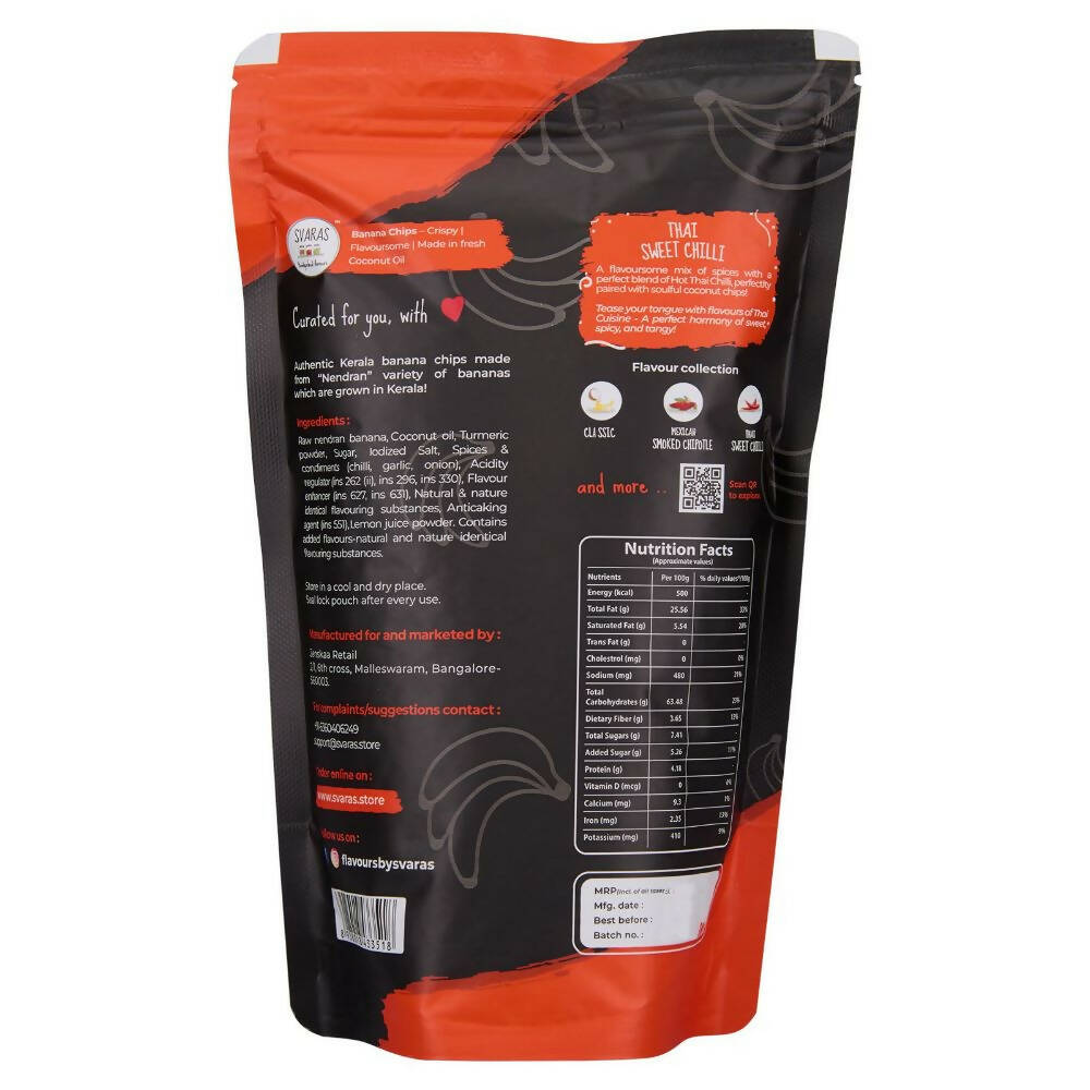 Svaras Kerala Banana Chips Thai Sweet Chilli - Swadesiicart