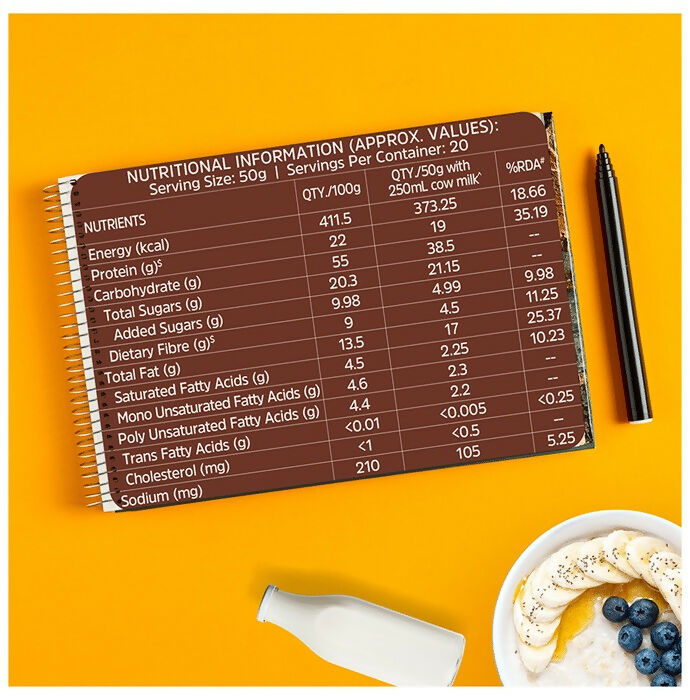 MuscleBlaze Fit High Protein Muesli - Dark Chocolate & Cranberry - Swadesiicart