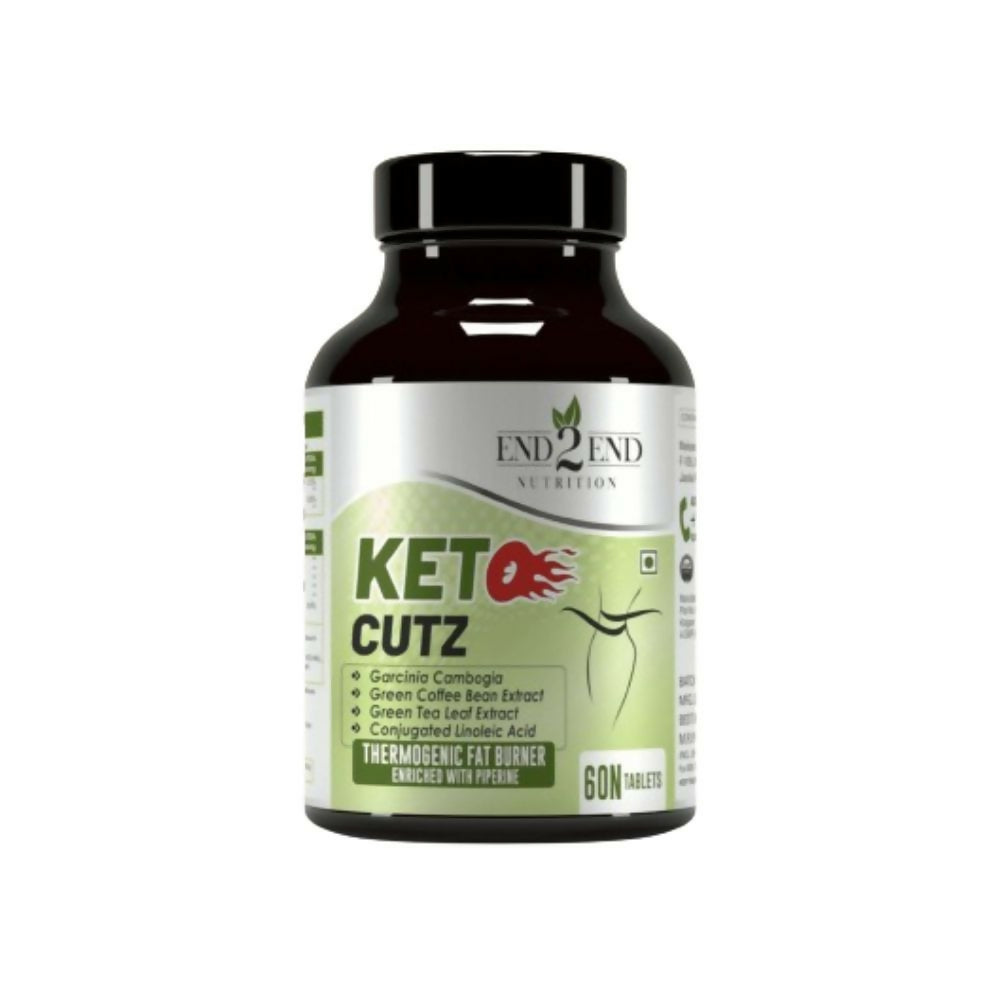 End2End Nutrition Keto Cutz Fat Burner For Weight Loss Tablets | Swadesiicart
