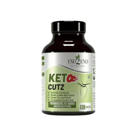 End2End Nutrition Keto Cutz Fat Burner For Weight Loss Tablets | Swadesiicart