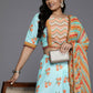 Ahalyaa Women's Traditional wear Lehenga Choli - Blue | Swadesiicart