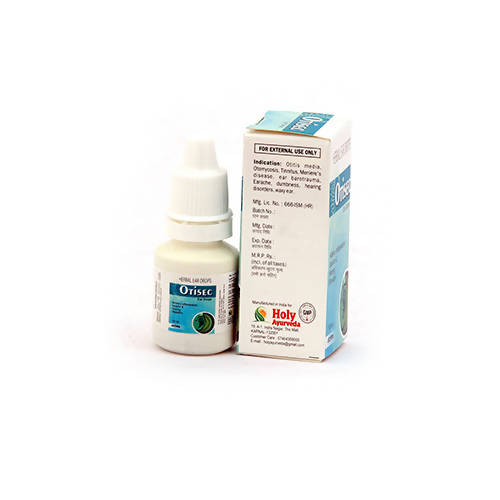 Holy Ayurveda Otisec Herbal Ear Drops Dosages