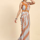 Orange Polyester Solid Ready to Wear Saree with stitched Blouse - Aayan | Swadesiicart