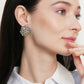 Blush Flower Stone Studs- Ruby Raang | Swadesiicart
