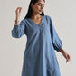 trueBrowns Light Blue Kurta Pant Set | Swadesiicart