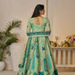 Kesar Fab Green Banarasi Silk Embroidered Lehenga | Swadesiicart