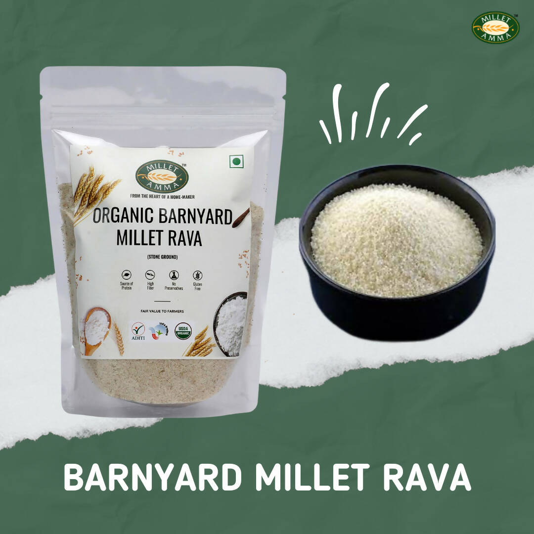 Millet Amma Barnyard Millet Rava (Suji) - Swadesiicart