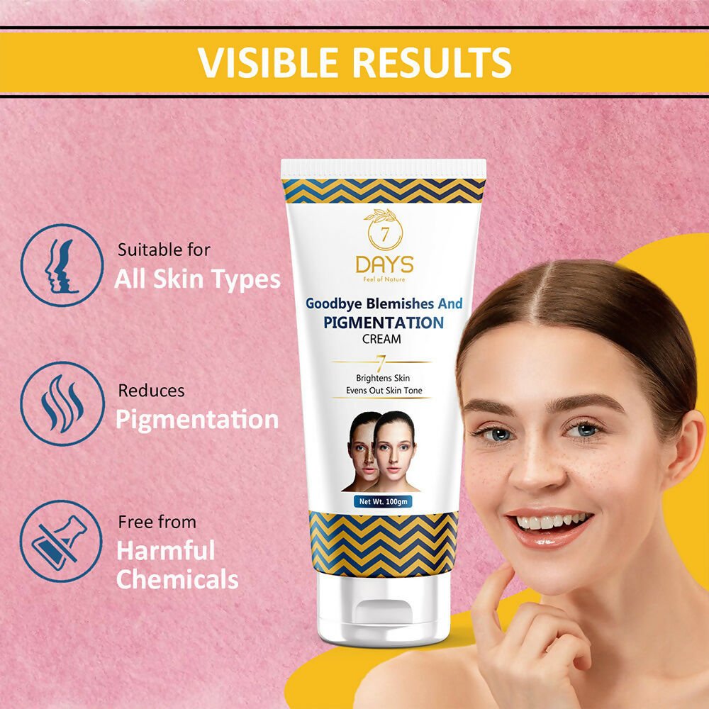 7 Days Natural Pigmentation Removal Cream - Swadesiicart