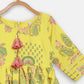 Ahalyaa Mustard Rayon Printed Kids Kurta Palazzo Sets For Kids For Girls | Swadesiicart