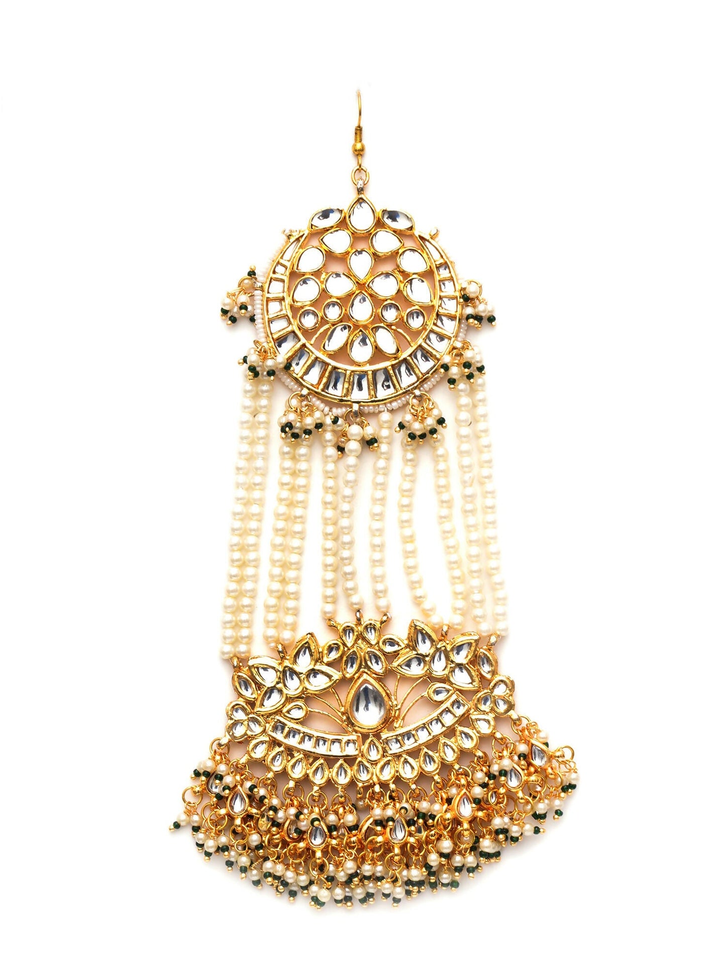 Kundan Passaa/ Jhoomar (Gold) - Ruby Raang | Swadesiicart