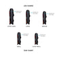 Moonwalkr Leg Guard 2.0 Cricket Batting Pads - Black (Extra Small) - Swadesiicart