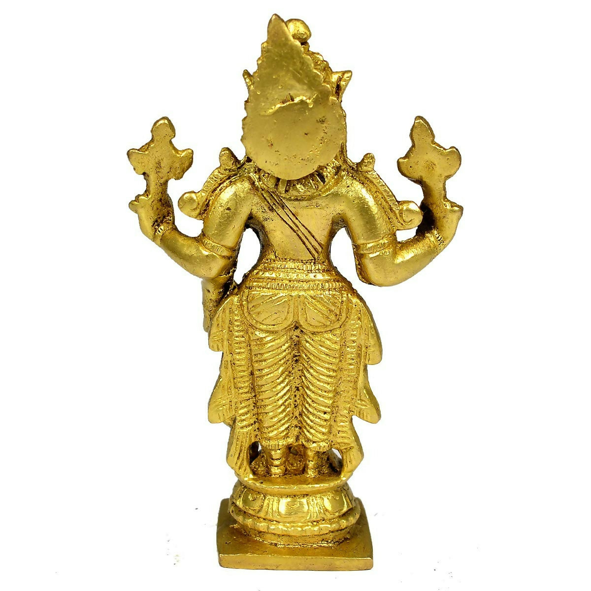 Reiki Crystal Products Pure Brass Vishnu Idol - Swadesiicart