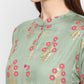 NOZ2TOZ Women Light Green Rayon Kurta (1Pc) - Swadesiicart