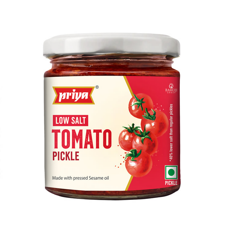 Priya Low Salt Tomato Pickle | Swadesiicart