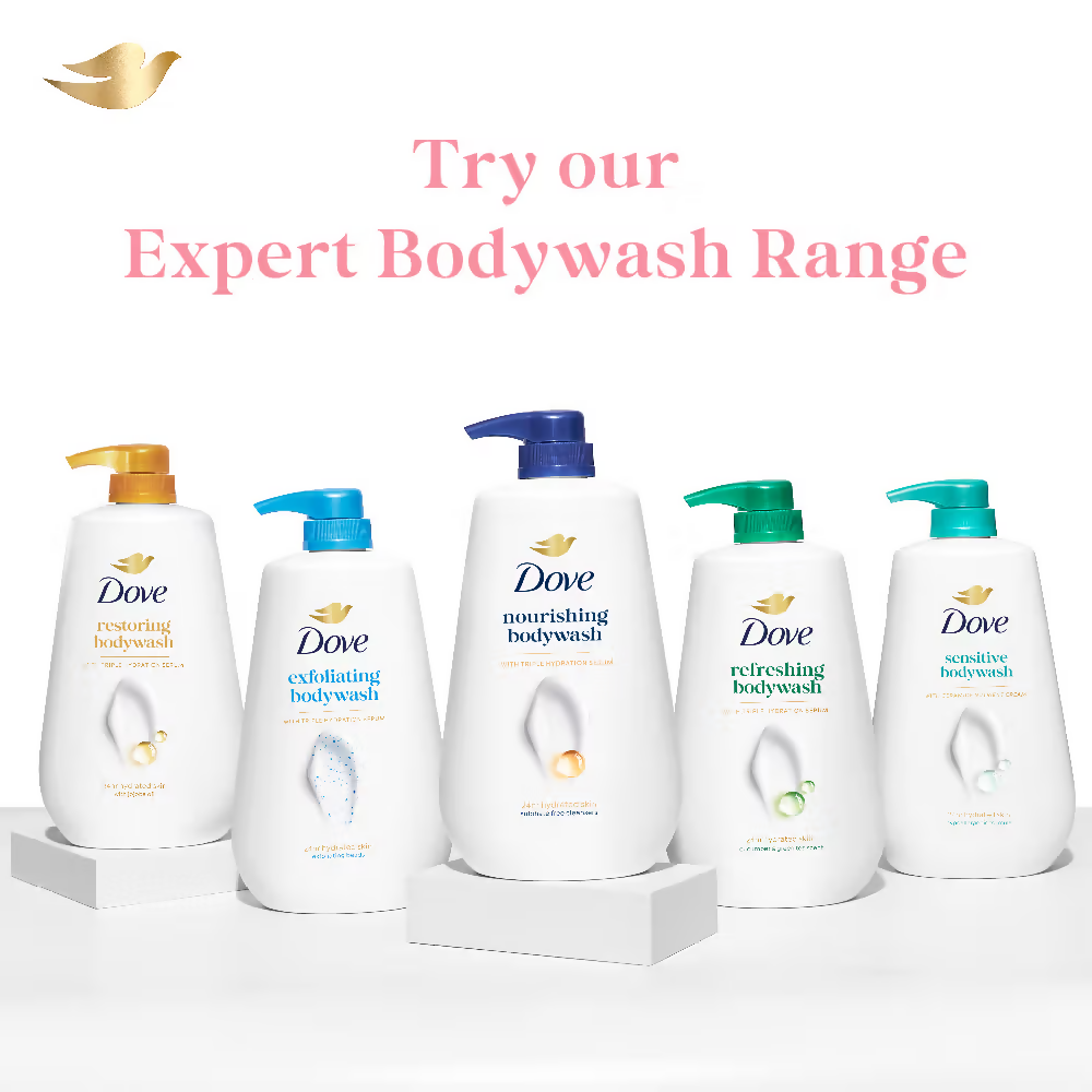 Dove Revitalizing Body Wash With Scented Peach And Vitamin C - Swadesiicart