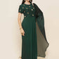 Women Republic Green Hand Embellished Gown | Swadesiicart