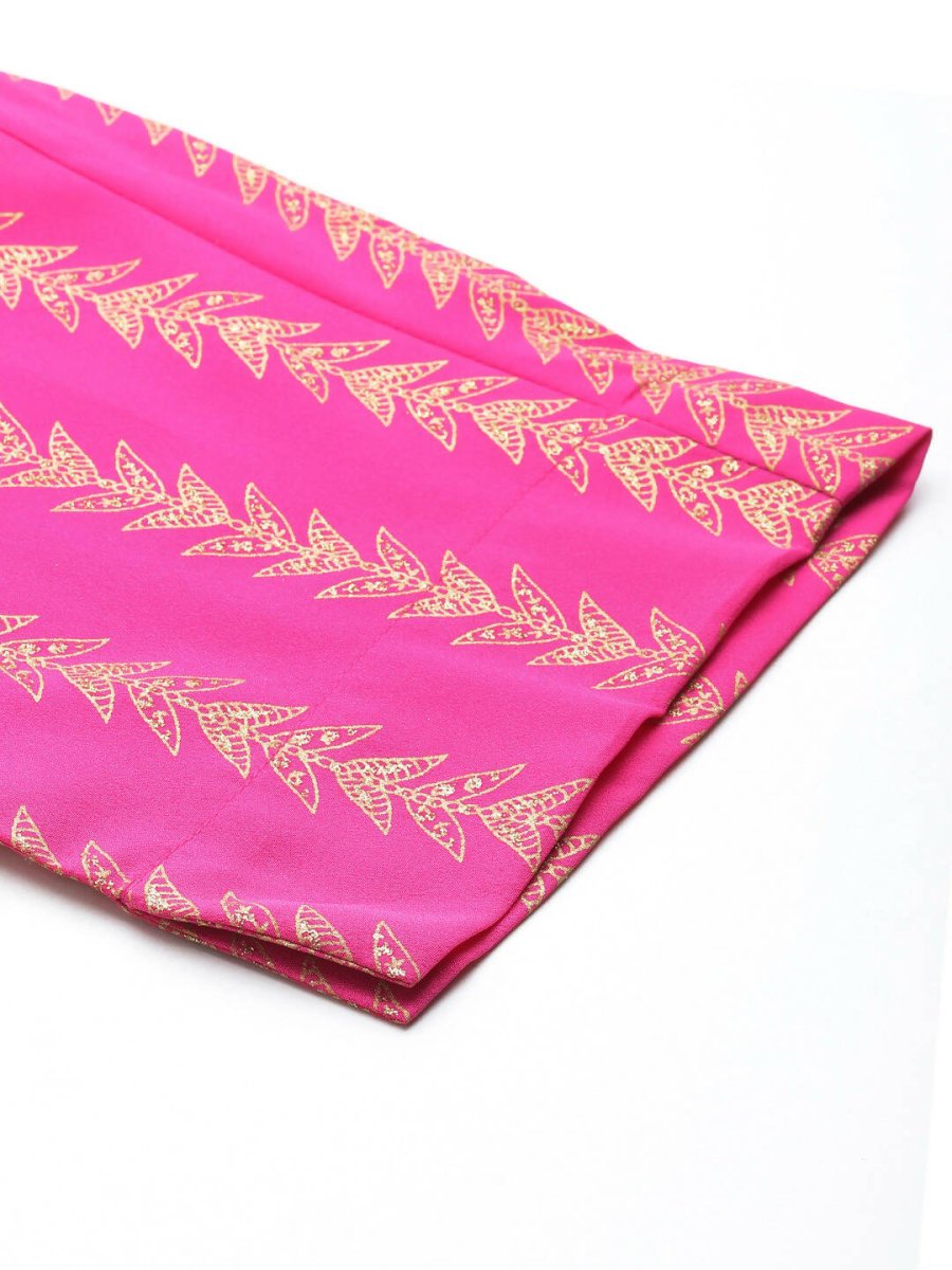 Ahalyaa Women's Traditional wear Kurta Set - Pink | Swadesiicart