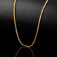 VOJ Gold-Polished Snake Chain For Women | Swadesiicart