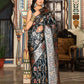 Shree Shyam Fashion Turquoise Silk Saree