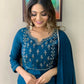Ethnic Festive Wear Reyon Slub Rama Stitched Suit With Dupatta - Tanisha | Swadesiicart