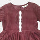 Ahalyaa Maroon Pure Cotton Digital Printed Kids Kurta Sharara Set For Girls | Swadesiicart