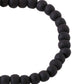 NVR Men Black Beaded Elasticated Rakhi With Roli Chawal - Swadesiicart