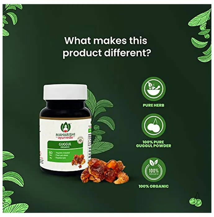 Maharishi Ayurveda Organic Guggul Tablets - Swadesiicart