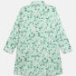 Ahalyaa Mint Green Poly Rayon Digital Print Kids Kurta Churidar Set For Boys | Swadesiicart