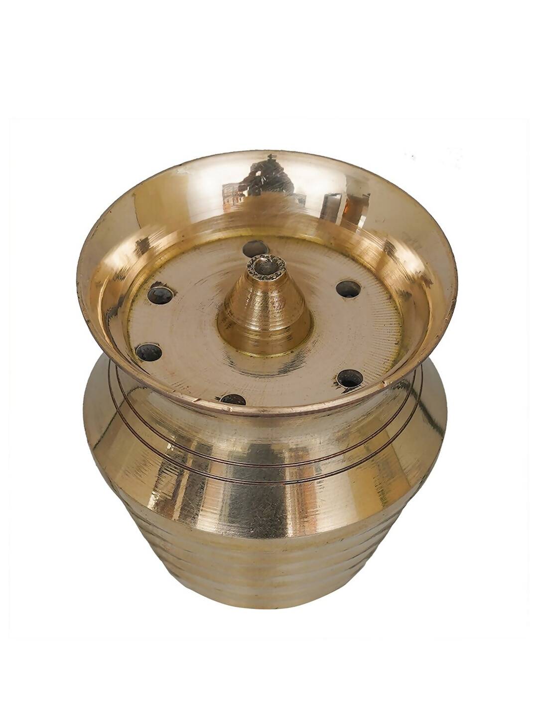 eCraftIndia Yellow Brass Incense Stick Holder | Swadesiicart