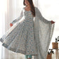 Joban Fashion Sky Kurta Set Organza Sequin Embroidery Work - Swadesiicart