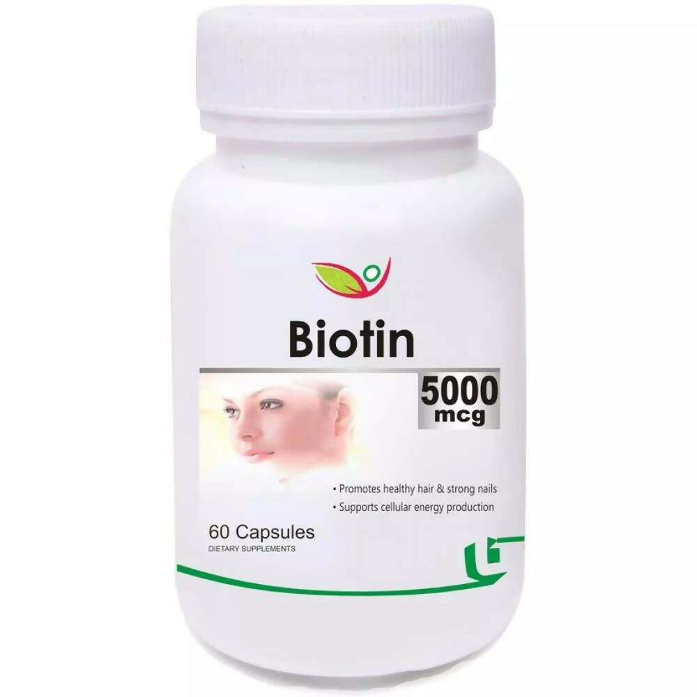 Biotrex Biotin 5000mg Veg Capsules | Swadesiicart