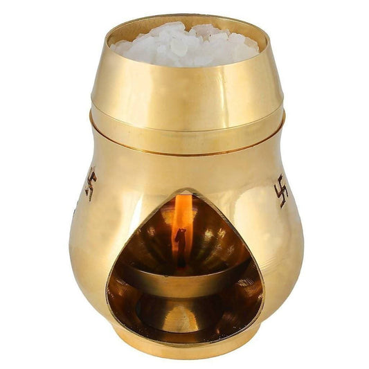 Brass Aroma Pooja Burner | Swadesiicart