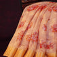 Baby Pink Colour With Golden Blouse Floral Print Semi Chanderi Saree By Gayathri Reddy Designer Studio | Swadesiicart