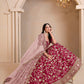 Anaita Red Art Silk Designer Lehenga With Blouse