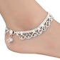AanyaCentric Silver Plated White Metal Payal Indian Traditional Ethnic Fashion Imitation Jewellery Foot Chain | Swadesiicart