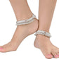 AanyaCentric Silver Plated White Metal Payal Indian Traditional Ethnic Fashion Imitation Jewellery Foot Chain | Swadesiicart