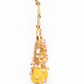 New Stylish Ethnic Partywear Yellow Hoops Kundan Earrings for Womens by House of Ree | Swadesiicart