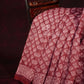 Red Onion All Over Printed Semi Chanderi Saree By Gayathri Reddy Designer Studio | Swadesiicart