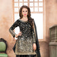 Anaita Black Embroidered Tapeta Silk Salwar Suit