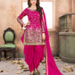 Anaita Pink Embroidered Tapeta Silk Salwar Suit