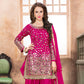 Anaita Pink Embroidered Tapeta Silk Salwar Suit