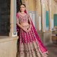 Anaita Magenta Net Lehenga Choli With Stone Embroidery Work