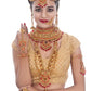 Tehzeeb Creations Traditional Stone Bridal Set 9 Pcs. For Girls & Women - Swadesiicart