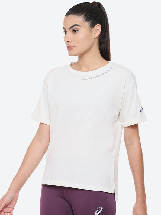 ASICS Training Core Relaxed Graphic Round Neck T-Shirt | Swadesiicart