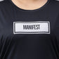 MKH Plus Size Typography Printed Relaxed Fit Dri-FIT T-shirt - Swadesiicart