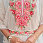Tikhi Imli Embroidered Kaftan Saree With Belt | Swadesiicart