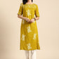 Anouk Floral Printed Round-Neck Regular Kurta - Swadesiicart